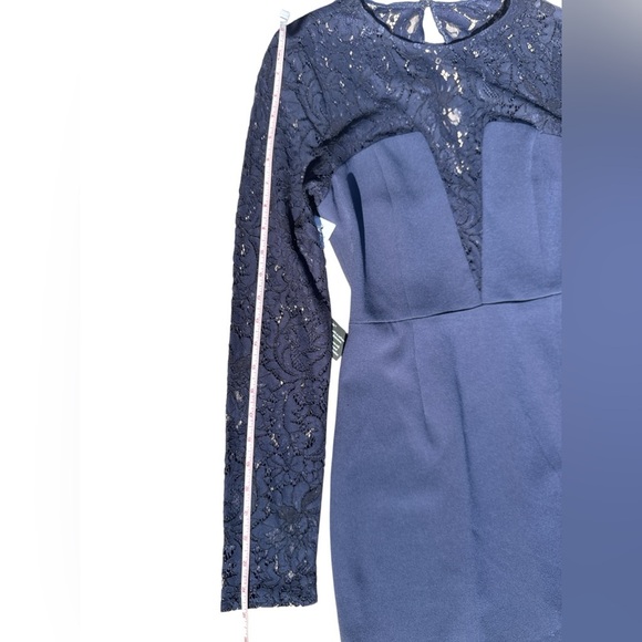 Babaton Masaki Navy Lace Bustier Mini Dress NWT Size 6 (Aritzia Starboard) - Picture 12 of 13